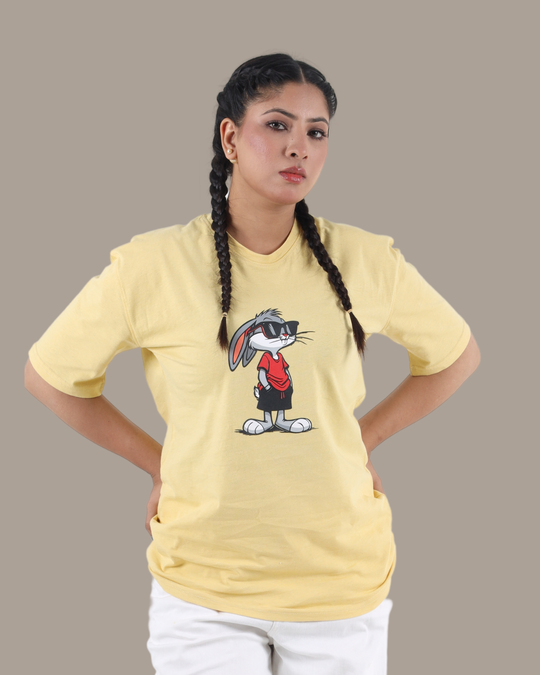 Yellow Graphic T-Shirt | D007