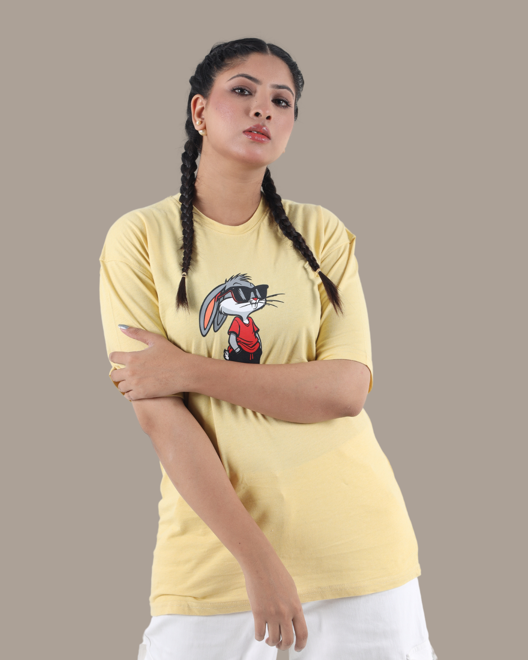 Yellow Graphic T-Shirt | D007